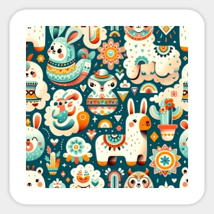 Merry Menagerie: A Whimsical World Sticker